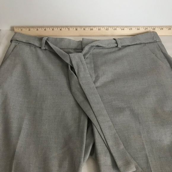 BANANA REPUBLIC Avery Ankle Trouser Pants Gray Belted Women’s Plus Size 14 NWT - Picture 11 of 16